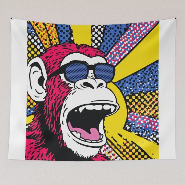 Item preview, Pop Art Sunglasses Monkey designed and sold by lautir.