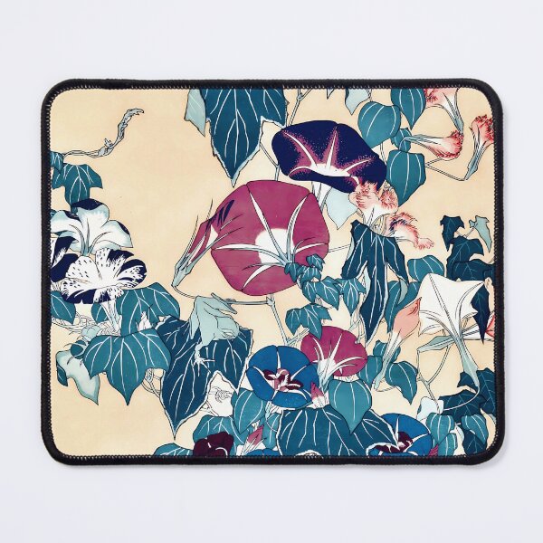 Item preview, Hokusai Morning Glories and Frog designed and sold by Vicky Brago-Mitchell®.