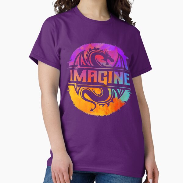 Item preview, IMAGINE Colorful Watercolour Graphic Dragon  designed and sold by Bicone.