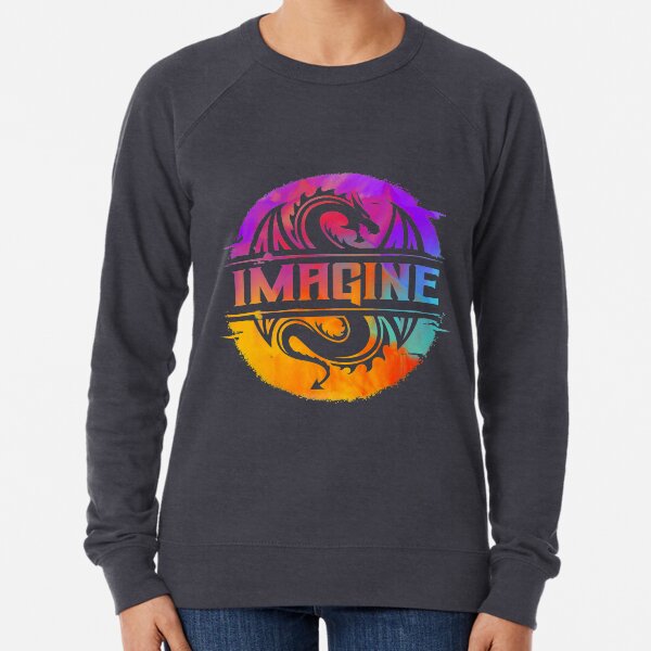Item preview, IMAGINE Colorful Watercolour Graphic Dragon  designed and sold by Bicone.