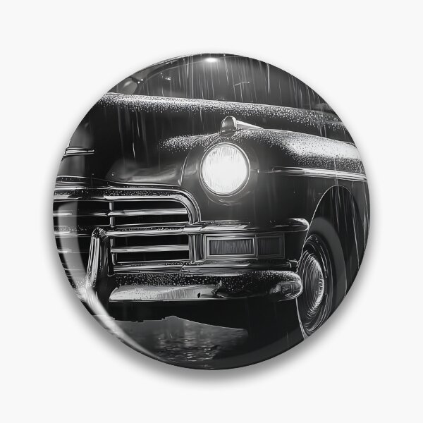 Item preview, Classic Noir Car Under Rainy Street Lights designed and sold by Artessie.