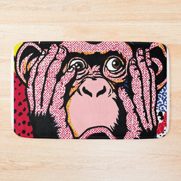 Item preview, Pop Art Chimpanzee Surprise designed and sold by lautir.
