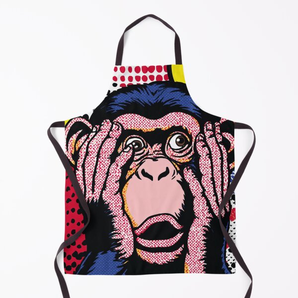 Item preview, Pop Art Chimpanzee Surprise designed and sold by lautir.