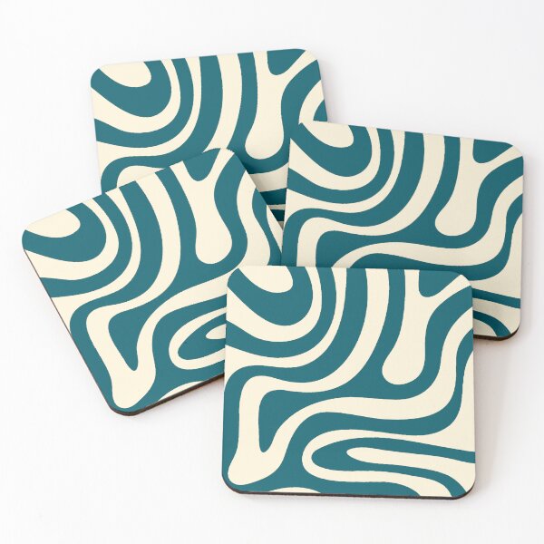 Item preview, Retro Abstract Creamy Wavy Pattern Design designed and sold by MOONE FLOWER.