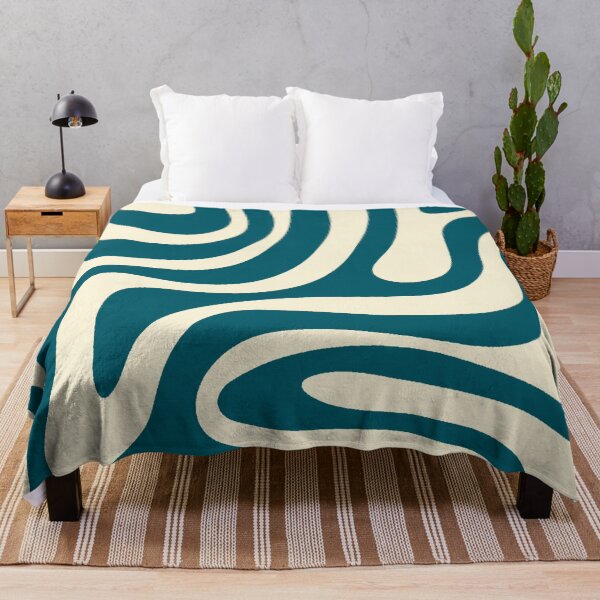 Item preview, Retro Abstract Creamy Wavy Pattern Design designed and sold by MOONE FLOWER.