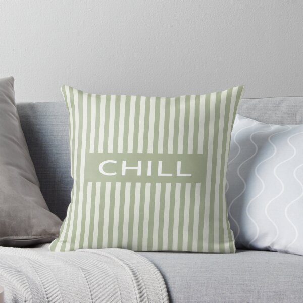 Item preview, Sage Green Striped CHILL Aesthetic | Minimalist Summer Calm Design designed and sold by TheSlowShore.
