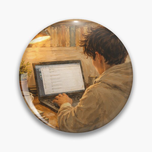 Item preview, Cozy Study Aesthetic Workspace Productivity Art Illustration designed and sold by mydesignmedia.