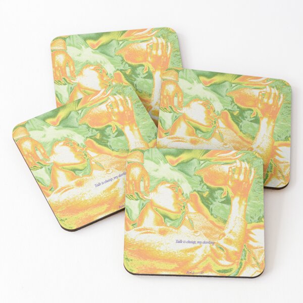 Item preview, Risograph Style Vintage Poster in Green and Orange designed and sold by AnotherUnwanted.