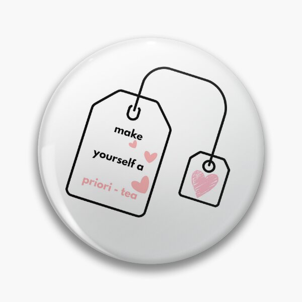 Item preview, Make Yourself a Priori-tea Pun Quote designed and sold by VibeoCanvasShop.