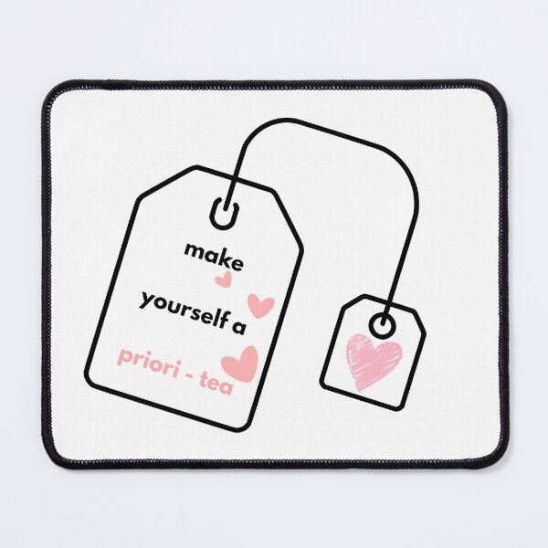 Item preview, Make Yourself a Priori-tea Pun Quote designed and sold by VibeoCanvasShop.