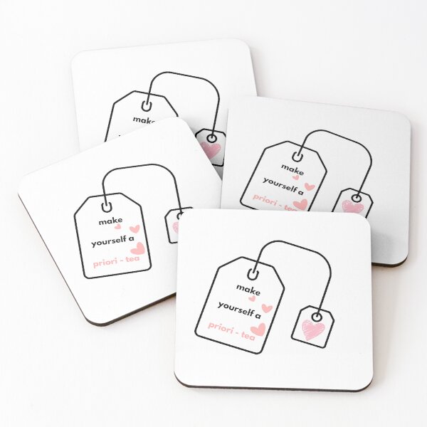Item preview, Make Yourself a Priori-tea Pun Quote designed and sold by VibeoCanvasShop.