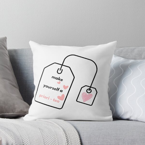 Item preview, Make Yourself a Priori-tea Pun Quote designed and sold by VibeoCanvasShop.