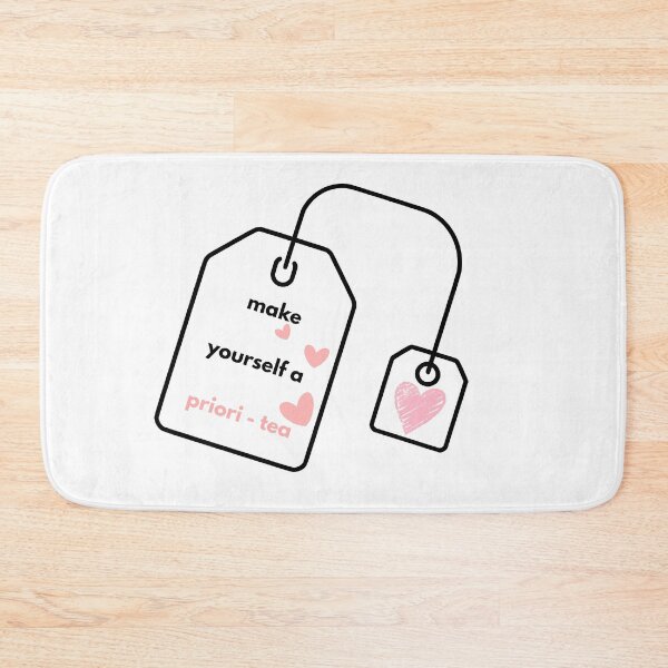 Item preview, Make Yourself a Priori-tea Pun Quote designed and sold by VibeoCanvasShop.