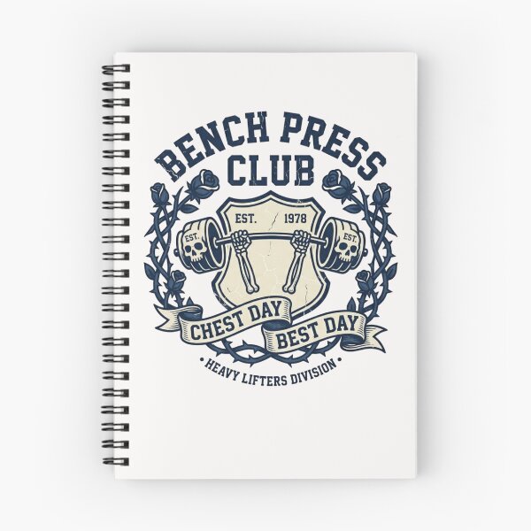 Item preview, Bench Press Club Gym Workout Design – Powerlifting Fitness Motivation designed and sold by Sparkofart07.