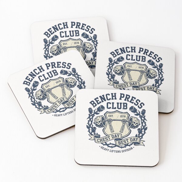 Item preview, Bench Press Club Gym Workout Design – Powerlifting Fitness Motivation designed and sold by Sparkofart07.