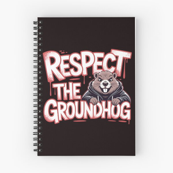 Item preview, Respect the Groundhog – Vintage Retro Funny Groundhog  Groundhog Whisperer Design designed and sold by Redgiant87x.