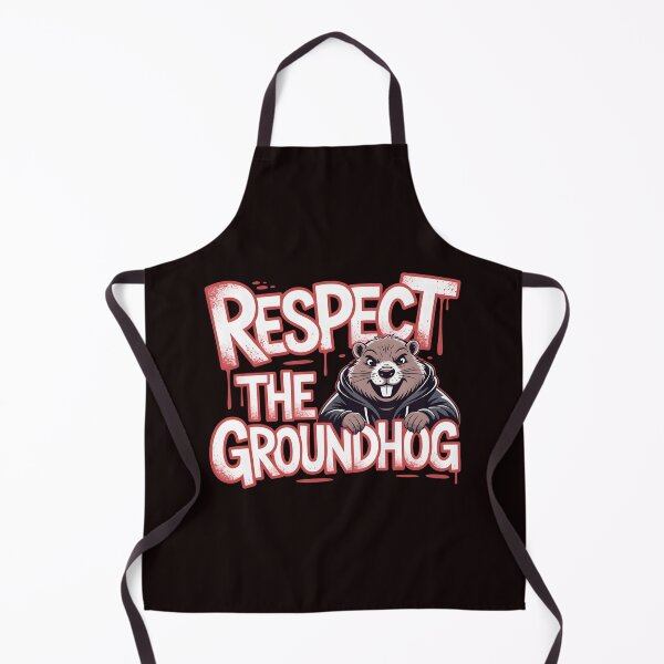 Item preview, Respect the Groundhog – Vintage Retro Funny Groundhog Groundhog Whisperer Design designed and sold by Redgiant87x.