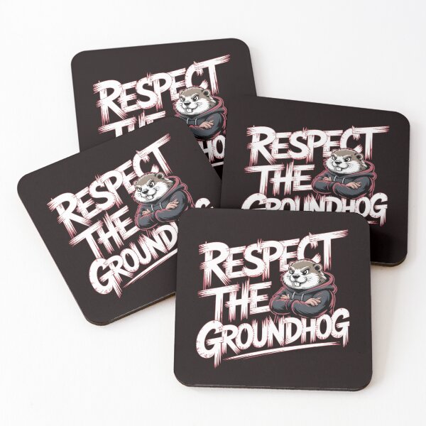 Item preview, Respect the Groundhog – Groundhog Whisperer Funny Groundhog Retro Vintage Style designed and sold by Redgiant87x.