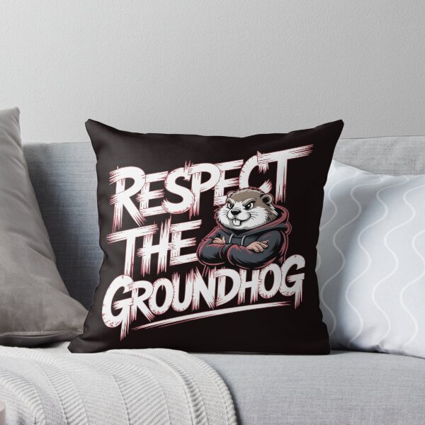 Item preview, Respect the Groundhog – Groundhog Whisperer Funny Groundhog Retro Vintage Style designed and sold by Redgiant87x.