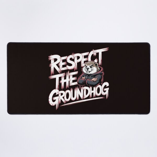 Item preview, Respect the Groundhog – Groundhog Whisperer Funny Groundhog Retro Vintage Style designed and sold by Redgiant87x.
