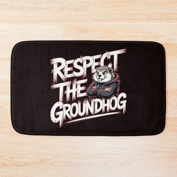 Item preview, Respect the Groundhog – Groundhog Whisperer Funny Groundhog Retro Vintage Style designed and sold by Redgiant87x.