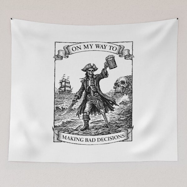 Item preview, On My Way To Making Bad Decisions Funny Sarcastic Quote designed and sold by MAHverse.