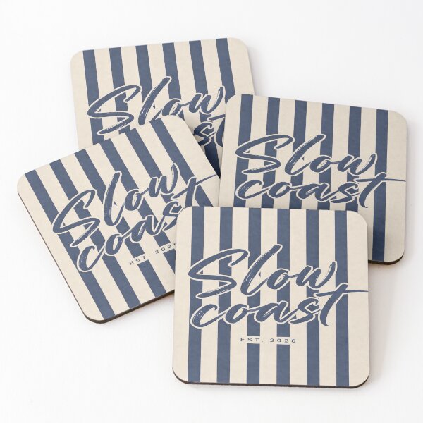 Item preview, Minimal Coastal Stripe Pattern, Navy Beige Abstract Lines, Modern Organic Wave Design, Neutral Aesthetic Beach Style designed and sold by TheSlowShore.