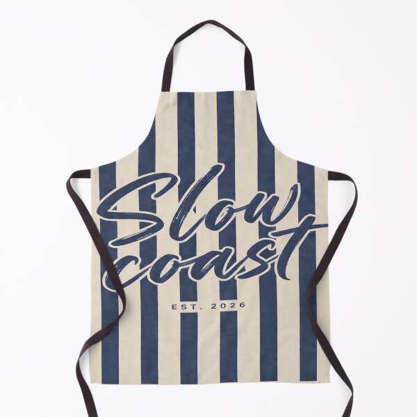 Item preview, Minimal Coastal Stripe Pattern, Navy Beige Abstract Lines, Modern Organic Wave Design, Neutral Aesthetic Beach Style designed and sold by TheSlowShore.