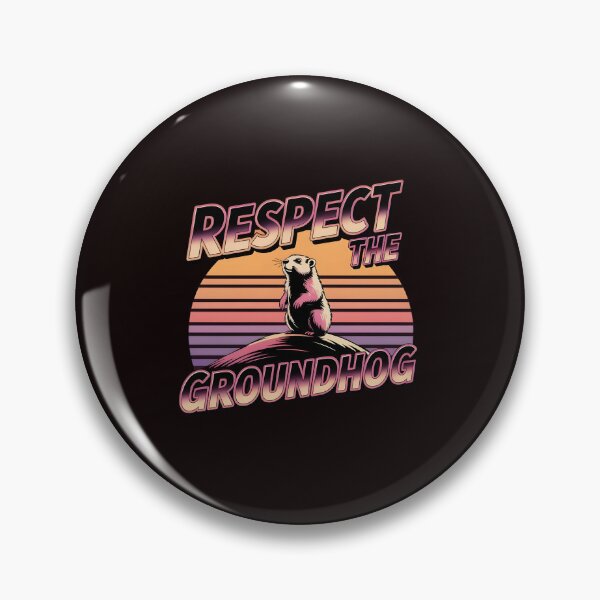 Item preview, Respect the Groundhog Apparel – Funny Groundhog Retro Vintage Groundhog Whisperer designed and sold by Redgiant87x.