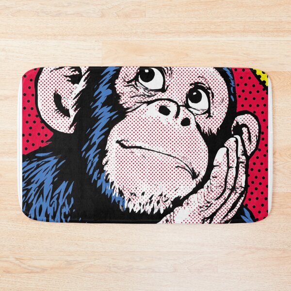 Item preview, Thoughtful Chimp in Pop Art Style designed and sold by lautir.