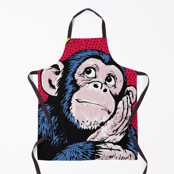 Item preview, Thoughtful Chimp in Pop Art Style designed and sold by lautir.