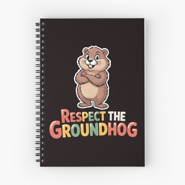 Item preview, Respect the Groundhog – Funny Groundhog Groundhog Whisperer Vintage Retro Look designed and sold by Redgiant87x.