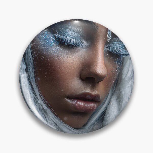 Item preview, Frozen Beauty Majestic Ice Queen Portrait designed and sold by Artessie.