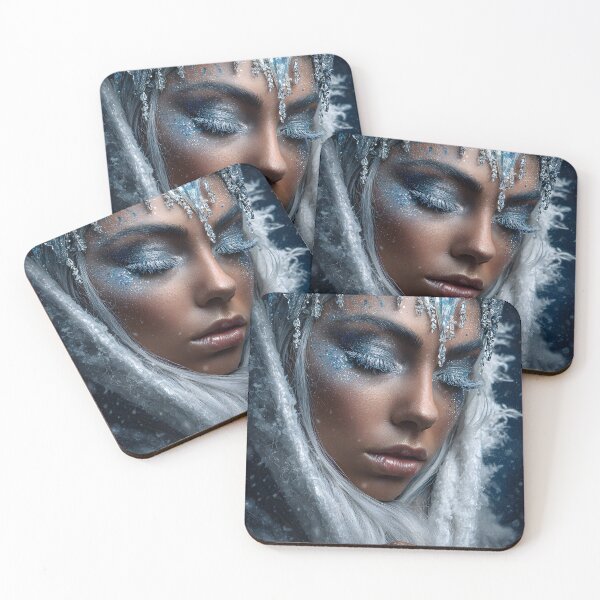 Item preview, Frozen Beauty Majestic Ice Queen Portrait designed and sold by Artessie.