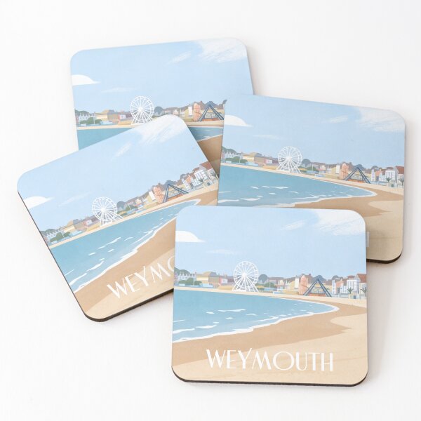 Item preview, Sunny Weymouth Beach designed and sold by Andrea Kreates.