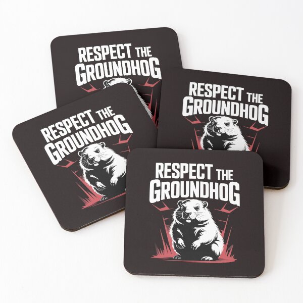 Item preview, Respect the Groundhog – Groundhog Whisperer Funny Groundhog Retro Vintage Style designed and sold by Redgiant87x.