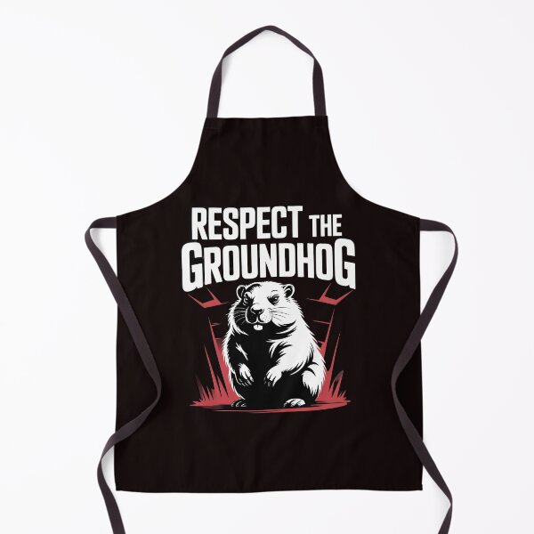 Item preview, Respect the Groundhog – Groundhog Whisperer Funny Groundhog Retro Vintage Style designed and sold by Redgiant87x.