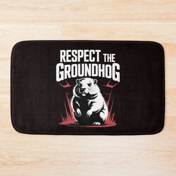 Item preview, Respect the Groundhog – Groundhog Whisperer Funny Groundhog Retro Vintage Style designed and sold by Redgiant87x.