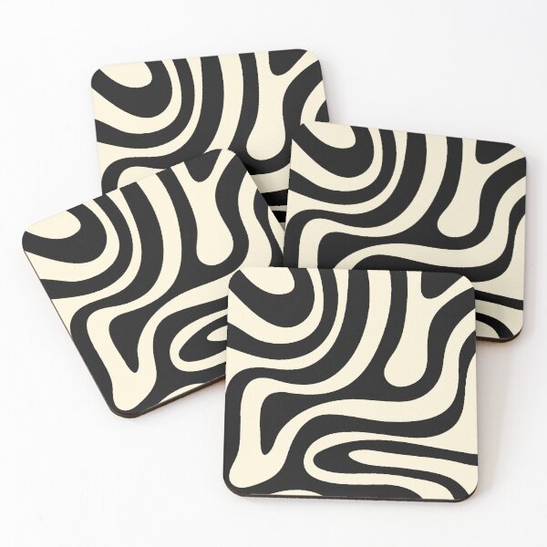 Item preview, Retro Abstract Creamy Wavy Pattern Design designed and sold by MOONE FLOWER.
