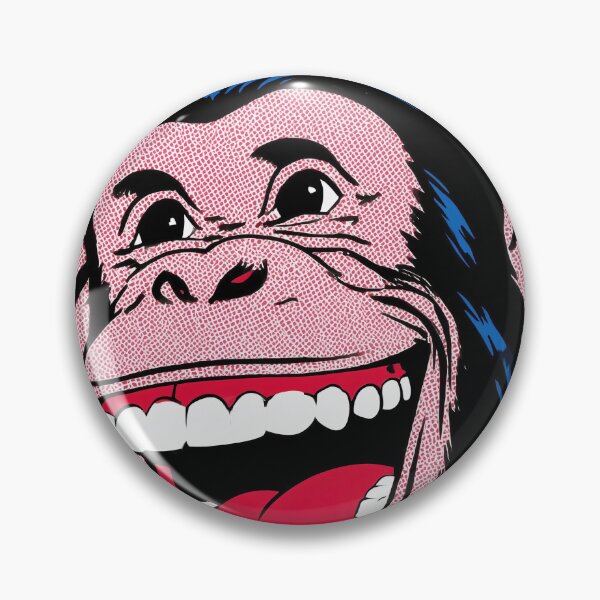Item preview, Colorful Pop Art smiling monkey designed and sold by lautir.