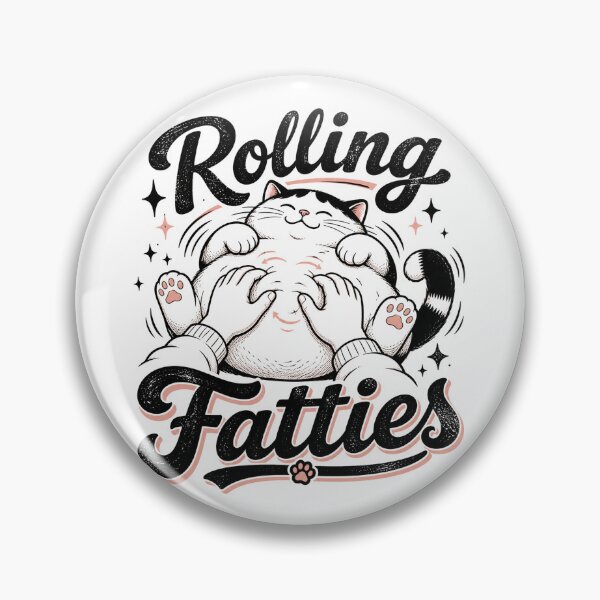 Item preview, Rolling Fatties funny fat cat designed and sold by Kladhadredo.
