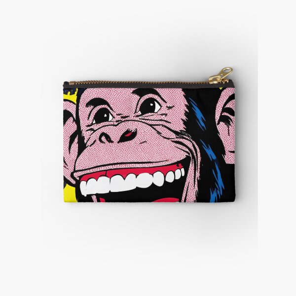 Item preview, Colorful Pop Art smiling monkey designed and sold by lautir.