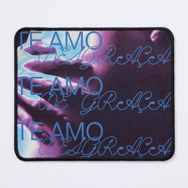Item preview, Love Poster with Pink Blue Duotone Typography designed and sold by AnotherUnwanted.