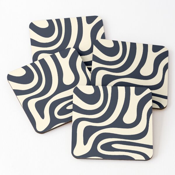Item preview, Retro Abstract Creamy Wavy Pattern Design designed and sold by MOONE FLOWER.