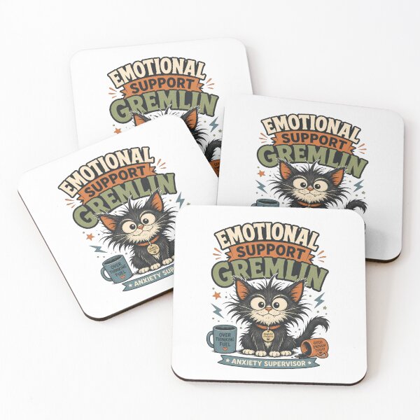 Item preview, Emotional Support Gremlin Funny Cat T-Shirt designed and sold by MAF_Merch.