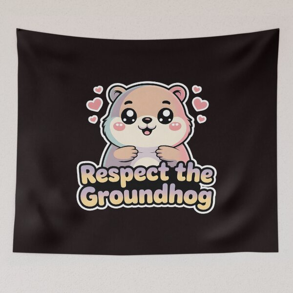 Item preview, Respect the Groundhog Apparel – Groundhog Whisperer Funny Groundhog Vintage Retro designed and sold by Redgiant87x.