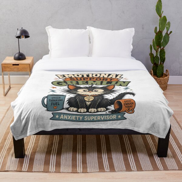 Item preview, Emotional Support Gremlin Funny Cat T-Shirt designed and sold by MAF_Merch.