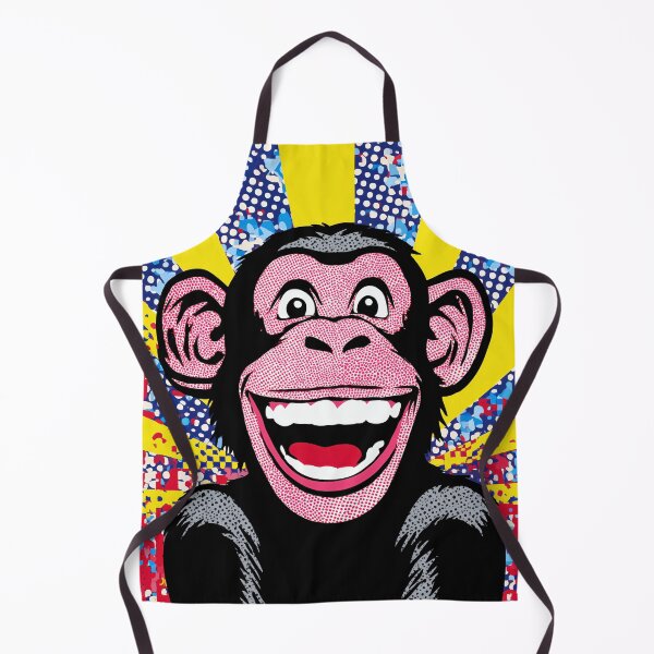 Item preview, Vibrant Pop Art of a smiling Monkey designed and sold by lautir.