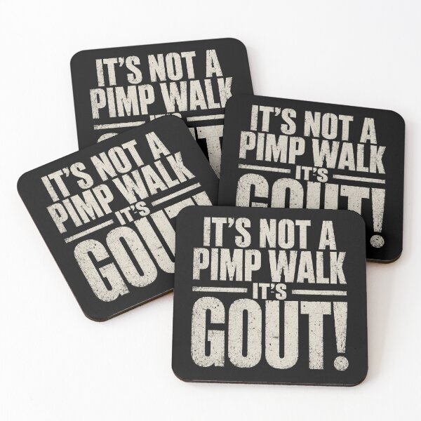 Item preview, It's Not A Pimp Walk It's Gout Funny Aging Humor designed and sold by Kladhadredo.