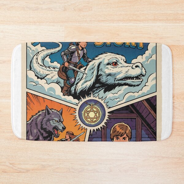 Item preview, The Neverending Story Comic Book Poster designed and sold by tigrootiger.